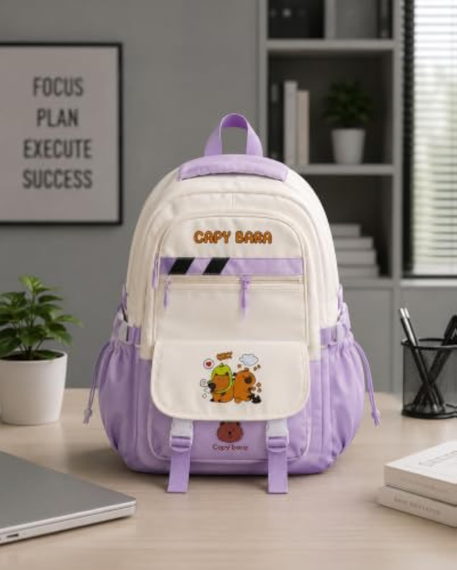 Unisex Korean Style Backpack Stylish Casual Backpack